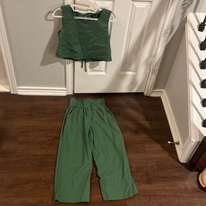 Kelly Green 2 Piece Set